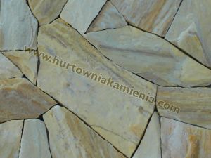 Kamień nieregularny (dzikówka) GR 4 KWARCYT ( KREMOWY)  4 – Hurtownia Kamienia El-Pol