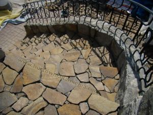 Kamień nieregularny (dzikówka) NR.9 ANDEZIT  (RDZAWO,BRĄZOWY) 8 – Hurtownia Kamienia El-Pol
