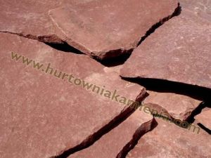 Kamień nieregularny (dzikówka) NR.12 PIASKOWIEC  ( CZERWONY )  7 – Hurtownia Kamienia El-Pol